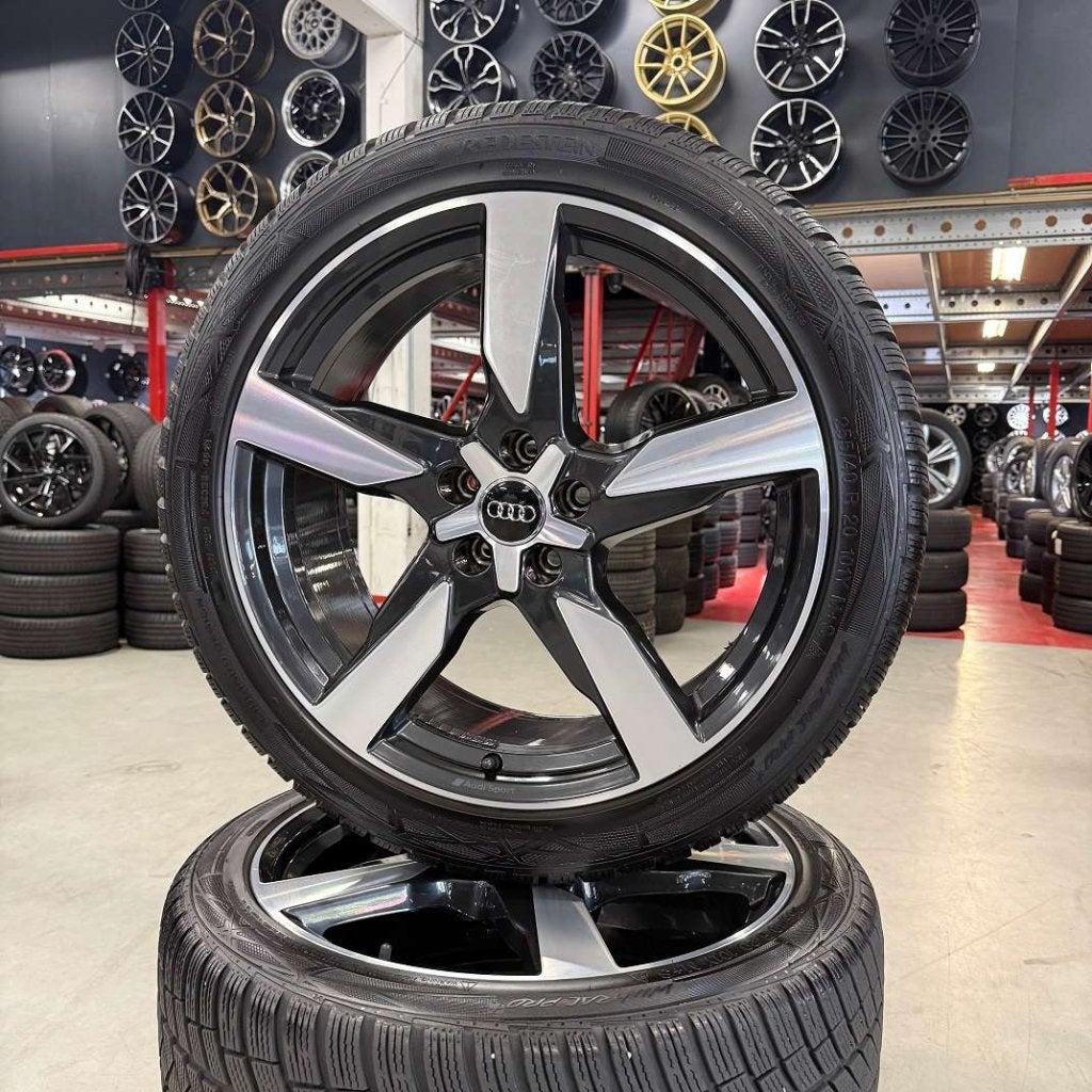 20" Winterset Audi A6 2019+ OEM Velgen + Winterbanden, Niet ingevuld, Gebruikt, 255 mm, Niet ingevuld