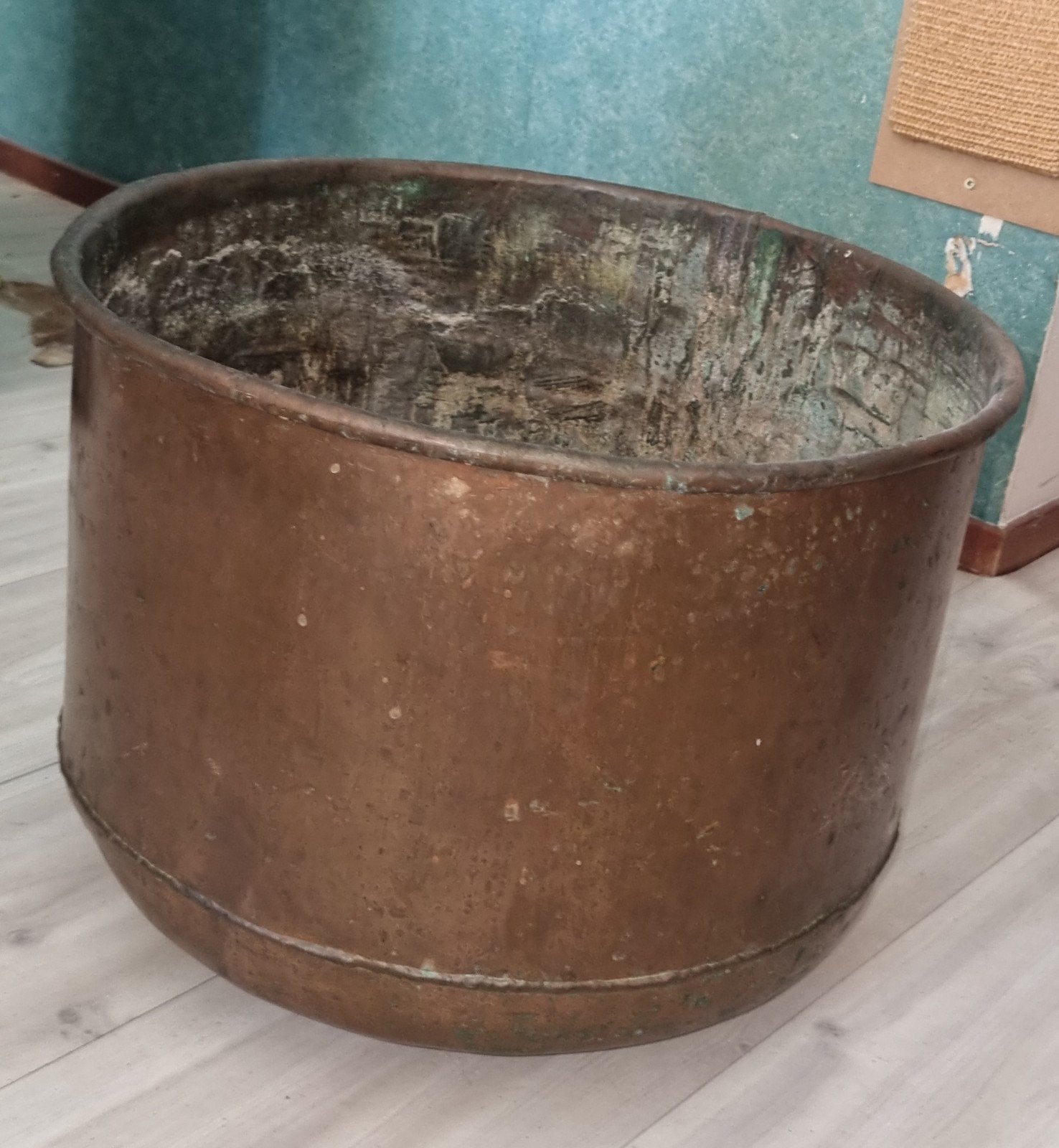 antieke roodkopere ketel, Ophalen, Koper