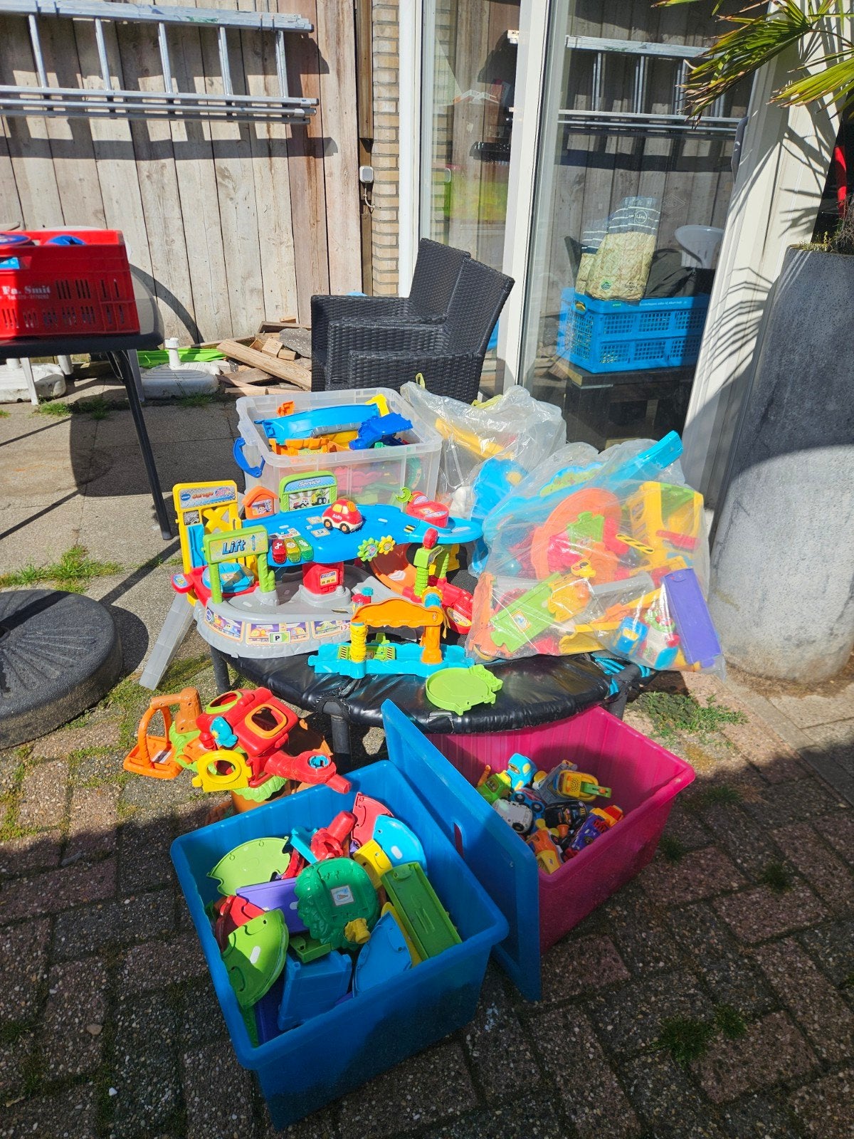 Groot Toet Toet Auto's speelgoed pakket, Kinderen en Baby's, Speelgoed | Babyspeelgoed, Ophalen of Verzenden, Gebruikt, Auto, Met wieltjes