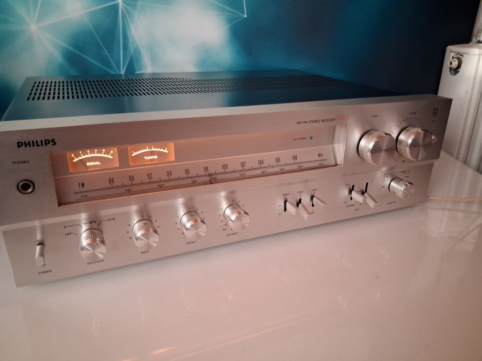 Philips Vintage stereo versterker AH683, Overige merken, Gebruikt, Ophalen of Verzenden, Minder dan 60 watt
