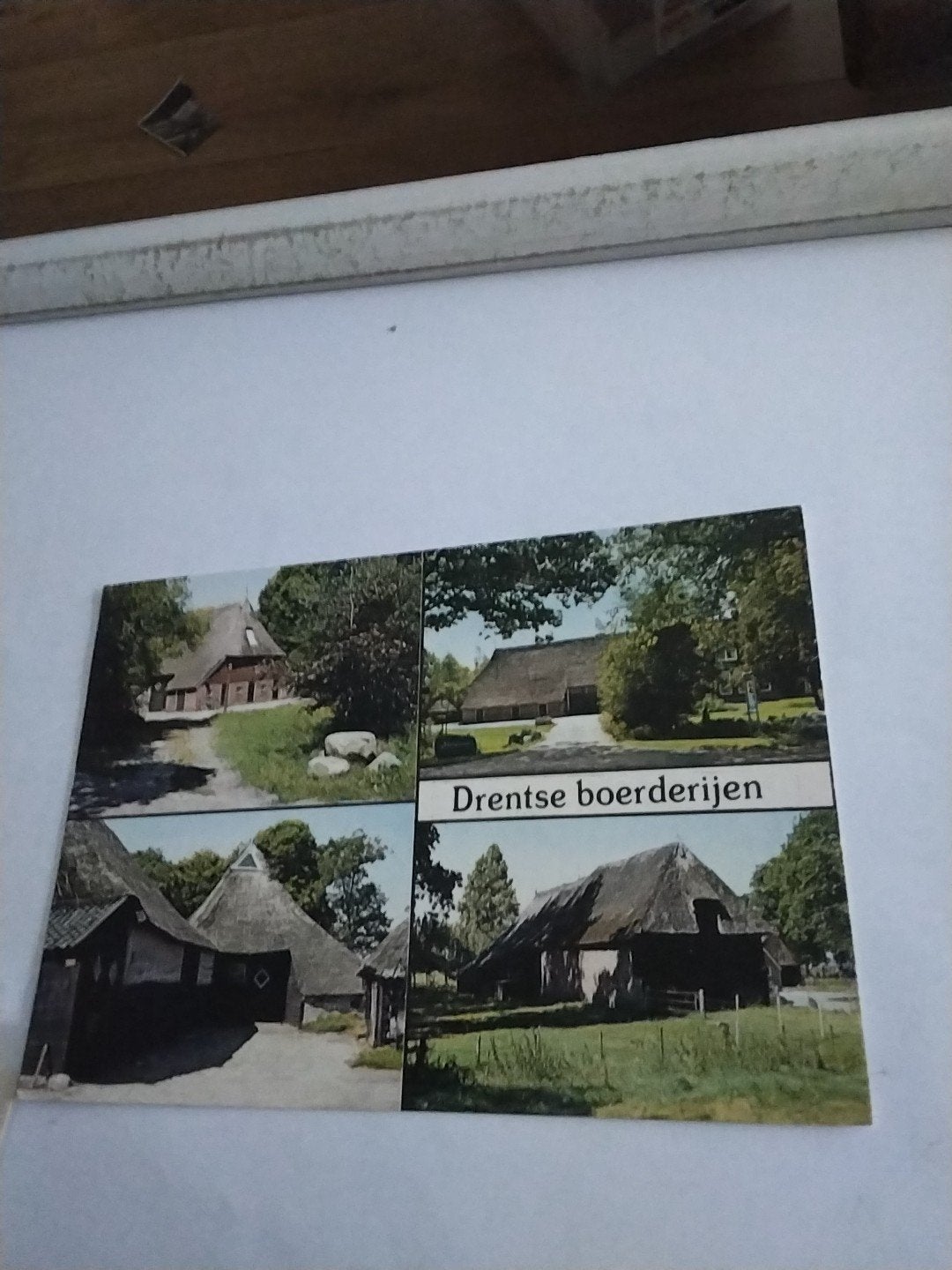 Oude ansichtkaart: Drentse boerderijen (Gelopen), Ophalen of Verzenden, 1960 tot 1980, Gelopen, Drenthe