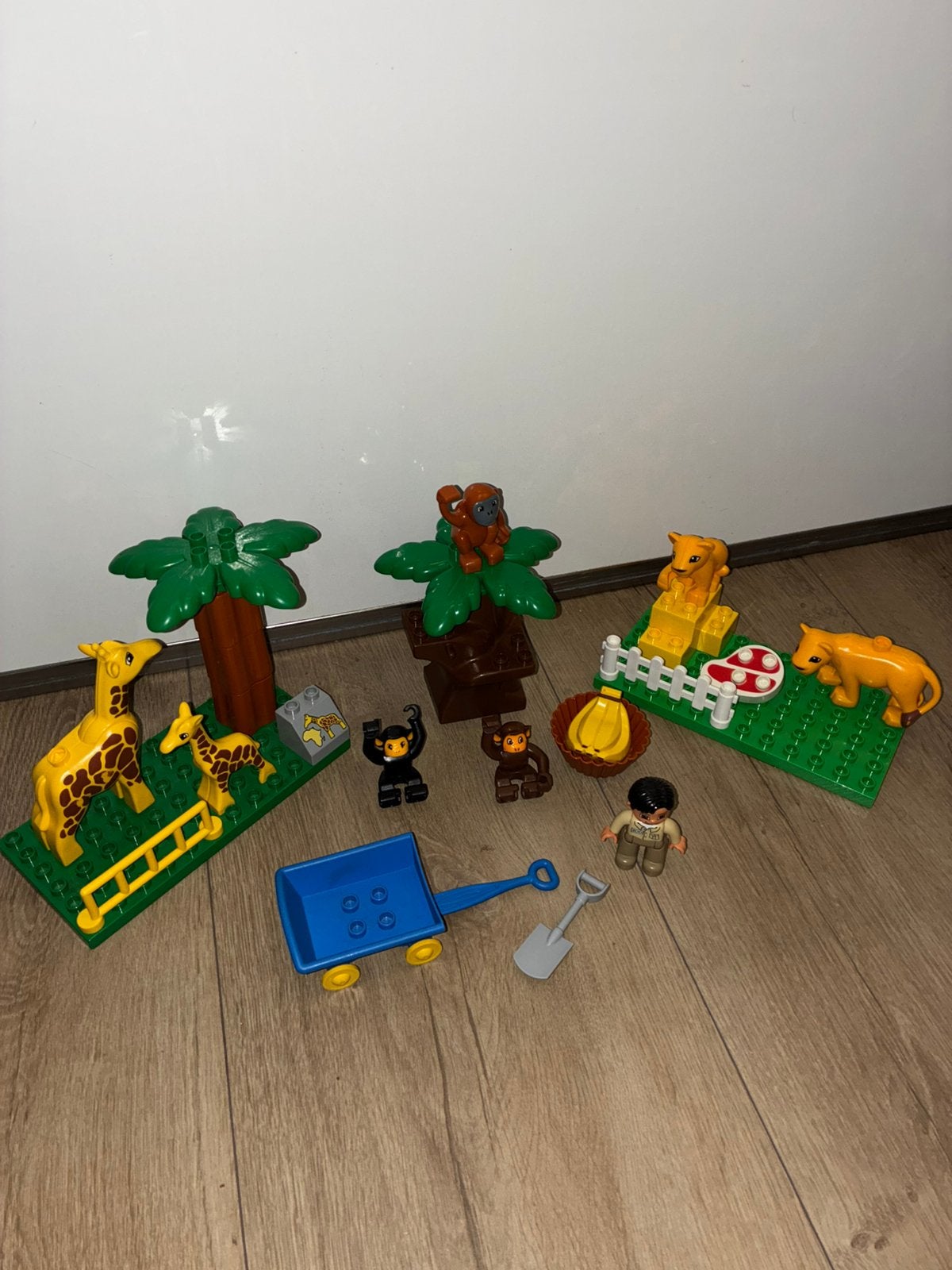Duplo giraffe apen leeuwen, Ophalen of Verzenden, Zo goed als nieuw