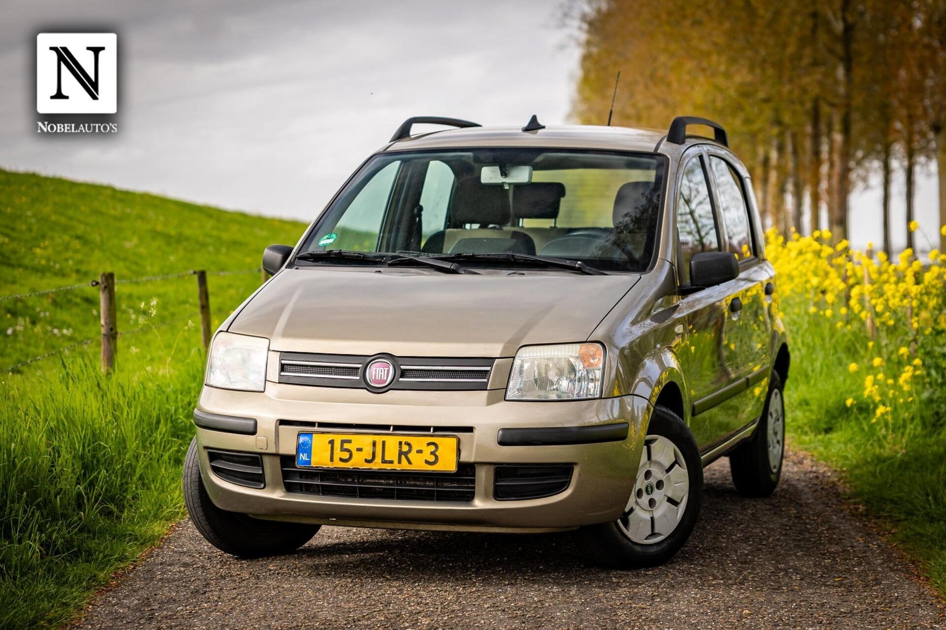 Fiat Panda 1.2 Perlina |Automaat|Airco|Nap|Pioneer|APK 8-27!, Voorwielaandrijving, Gebruikt, 1242 cc, Beige