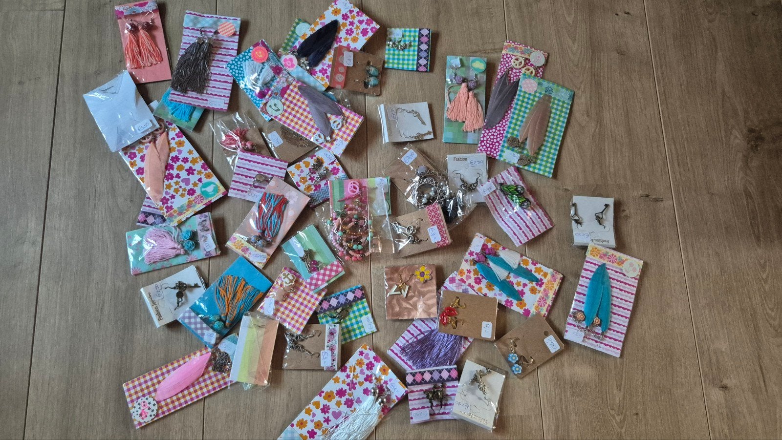 Partij oorbellen, Hobby en Vrije tijd, Kralen en Sieraden maken, Ophalen of Verzenden, Nieuw, Kraal