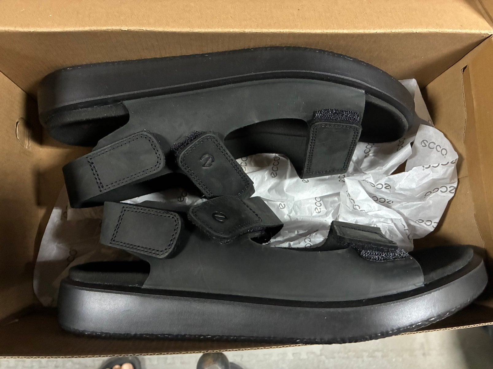 Ecco sandalen leer maat 44 nieuw, Ophalen, Nieuw