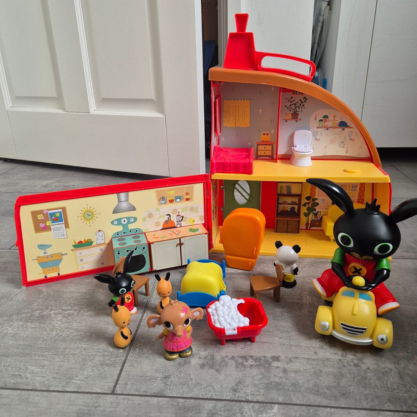 Bing Speelhuis met Figuren en Accessoires, Ophalen of Verzenden