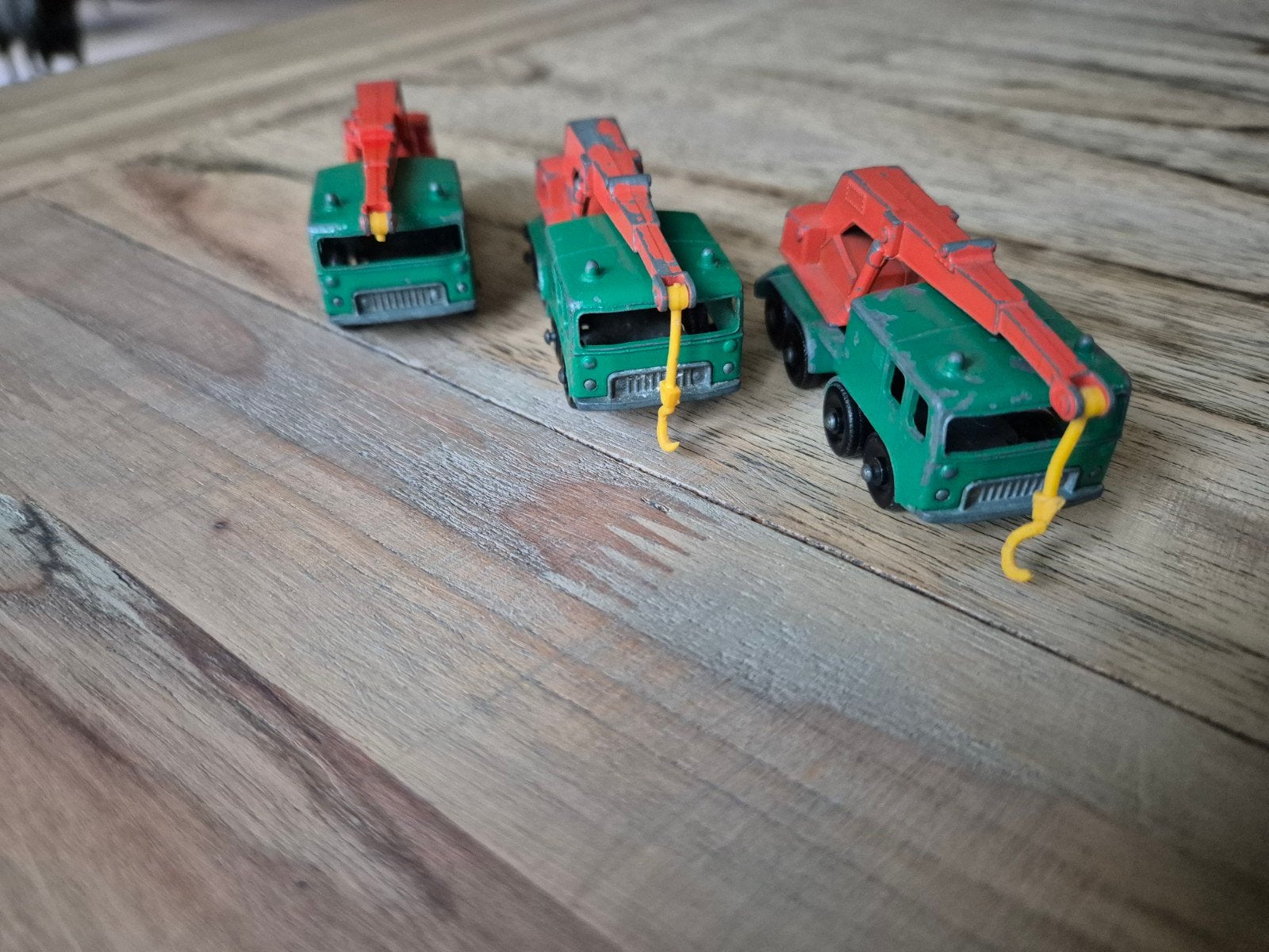 Matchbox 8 Wheel Crane 3x, Ophalen of Verzenden, Auto