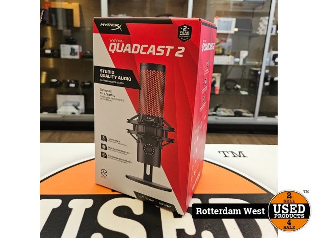 HYPERX QuadCast 2 Bedrade Microfoon - NEW, HyperX, Nieuw, Support@hyperX.com, Kingston Technology Company (HyperX)
17600 Newhope Street
Fountain Valley, CA 92708
United States