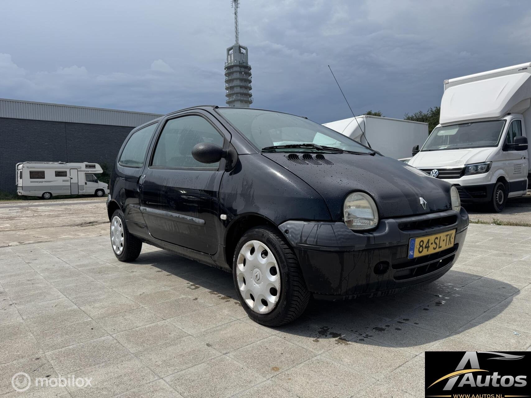 Renault Twingo 1.2 Emotion- Airco- Nw apk- Elektrische ramen, Auto's, Voorwielaandrijving, Twingo, 4 cilinders, Zwart