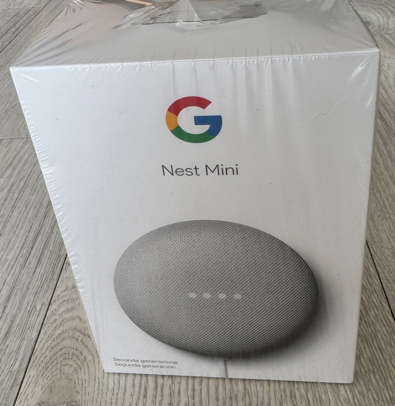 Nieuwe Google Nest Mini (2e Gen) - Grijs, Verzegeld