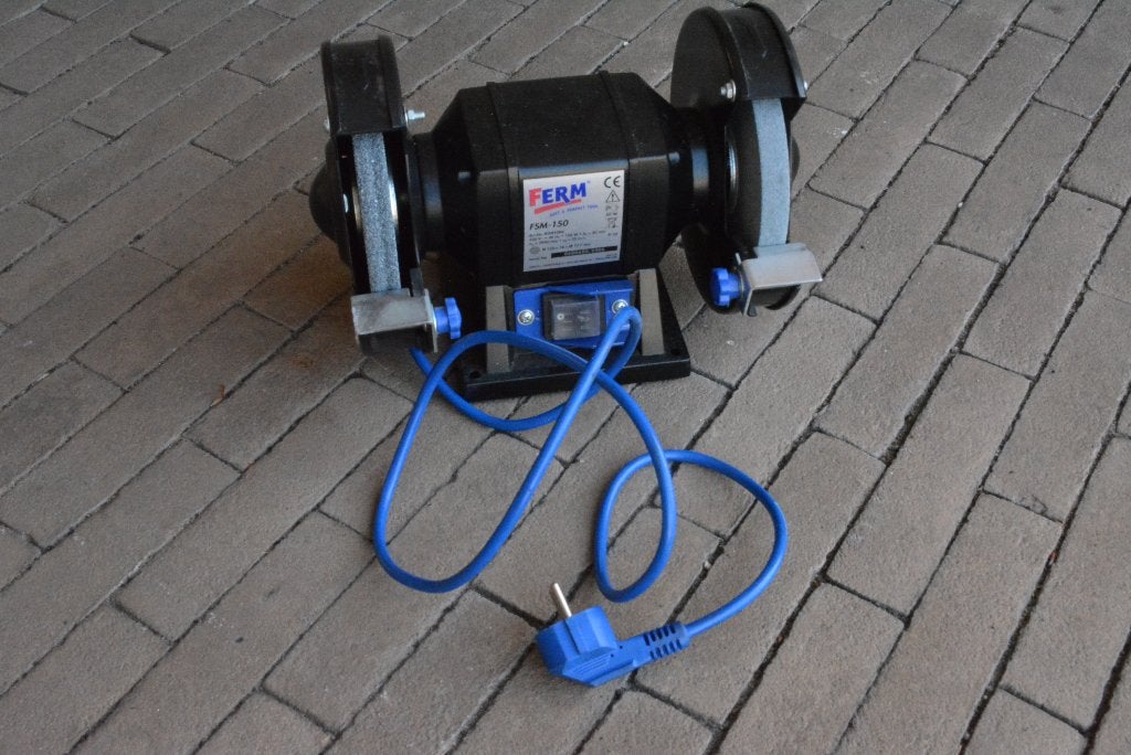 Slijpmachine voor op werkbank, Ophalen of Verzenden, Gebruikt, Minder dan 700 watt, Werkbankslijpmachine