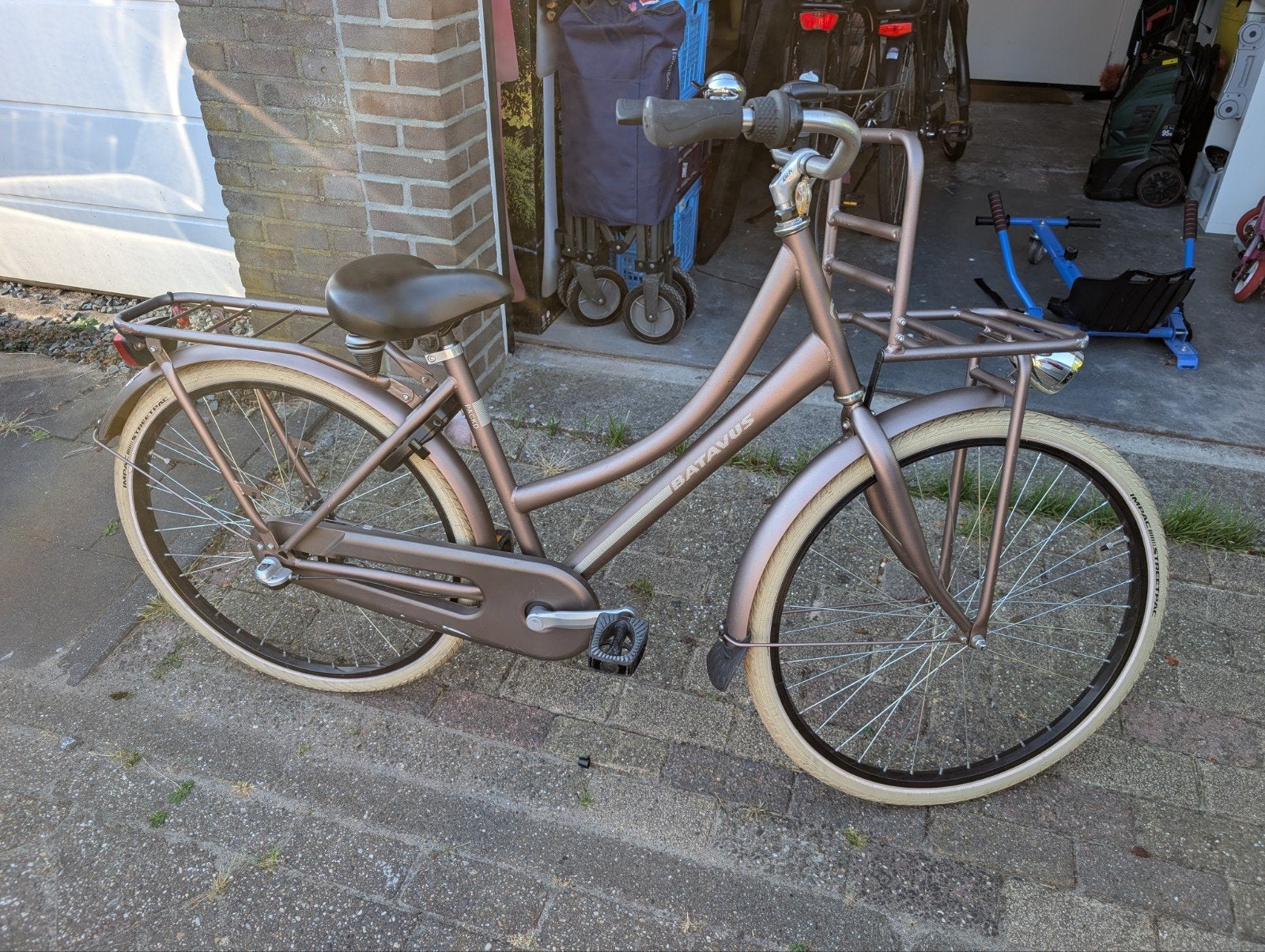 Batavus Packd Transportfiets 26 inch - Brons/Koper, Fietsen en Brommers, Terugtraprem, Versnellingen, Batavus, Zo goed als nieuw