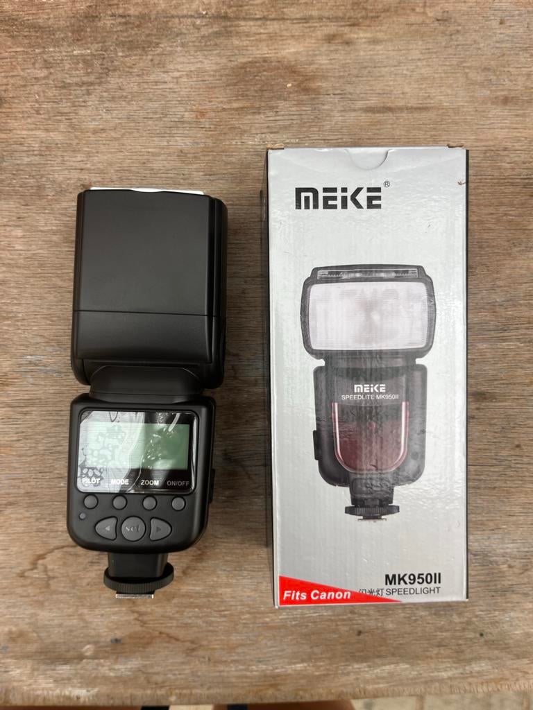 Meike Speedlight Flitser MK950II - Nieuw in doos, Ophalen of Verzenden, Zo goed als nieuw, Overige merken