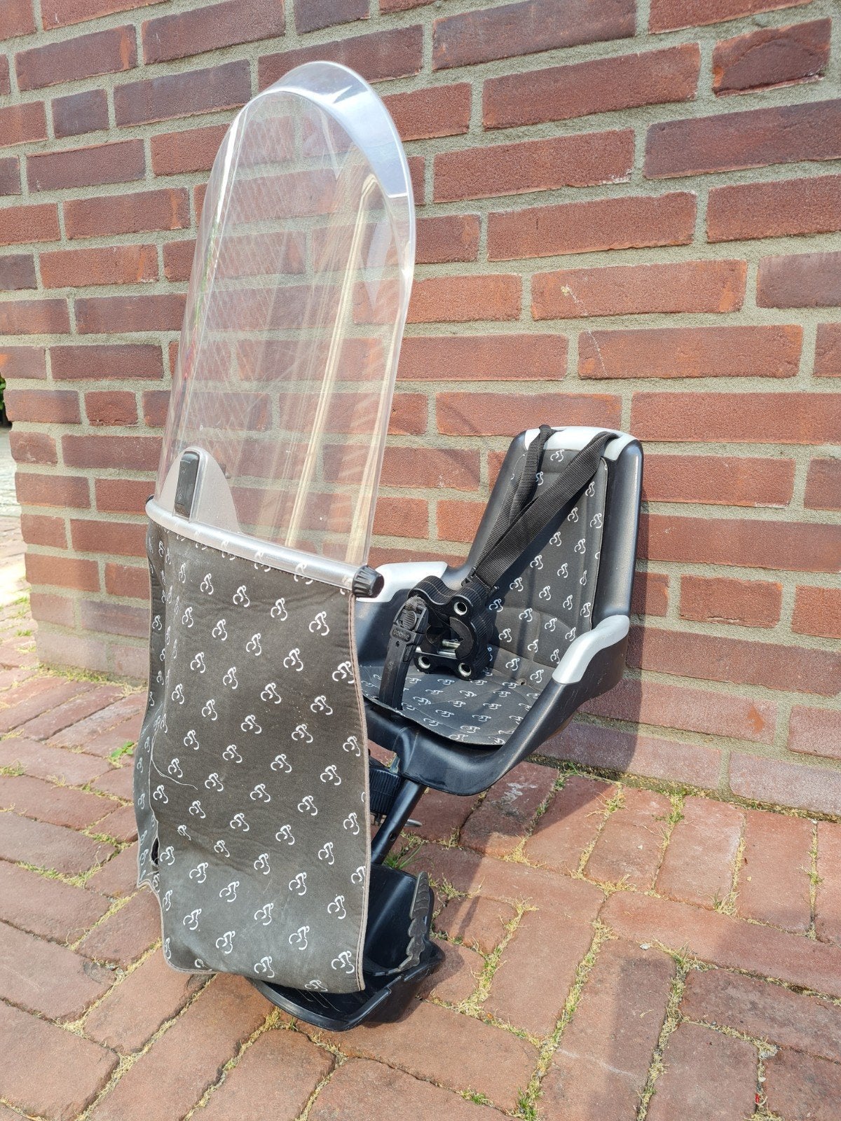 Bobike voorzitje met windscherm, Fietsen en Brommers, Ophalen, Gebruikt
