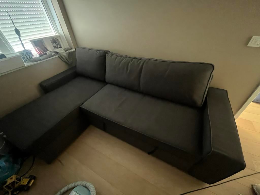 IKEA vilasund,slaapbank met opbergruimte - super goede staat, Ophalen, Gebruikt, 125 tot 150 cm, Hoekbank
