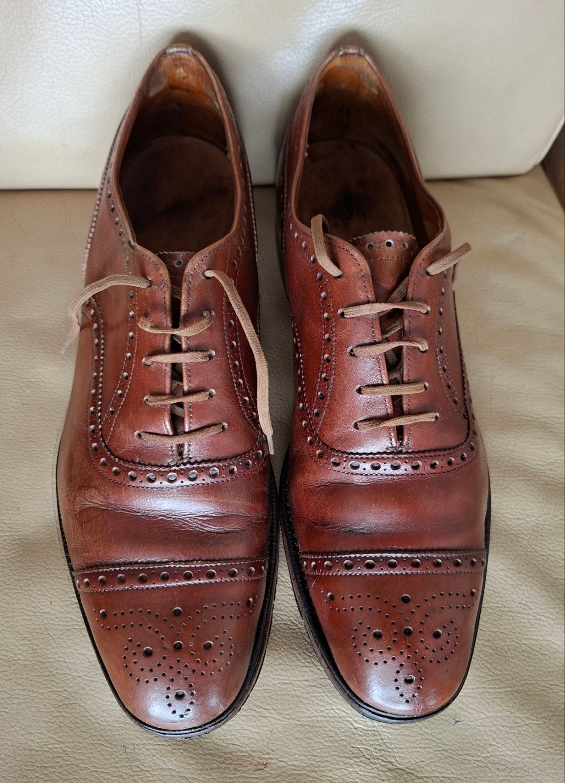 Mooie Church's brogue oxfords maat 41,5, Kleding | Heren, Ophalen of Verzenden, Zo goed als nieuw