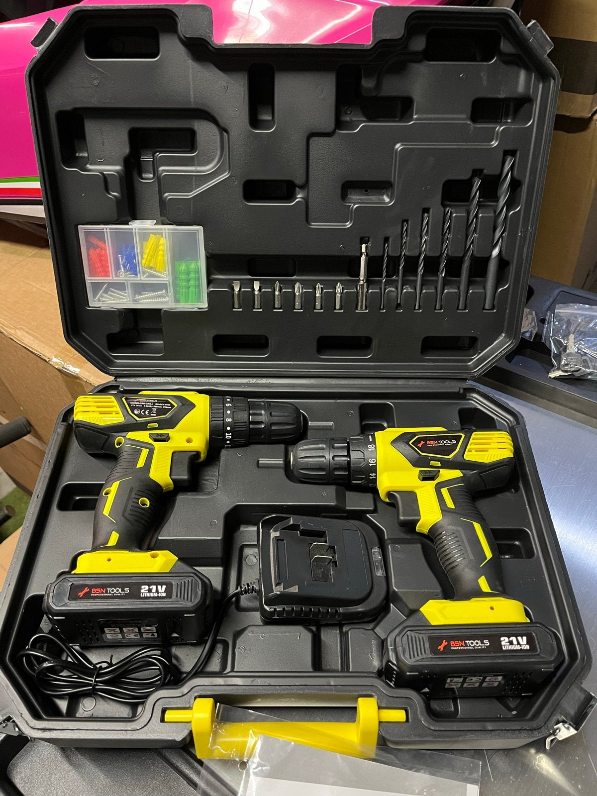 BSN Accu Schroef-/Boormachine Set - Nieuw, Variabele snelheid, Nieuw, Ophalen of Verzenden, Bsn