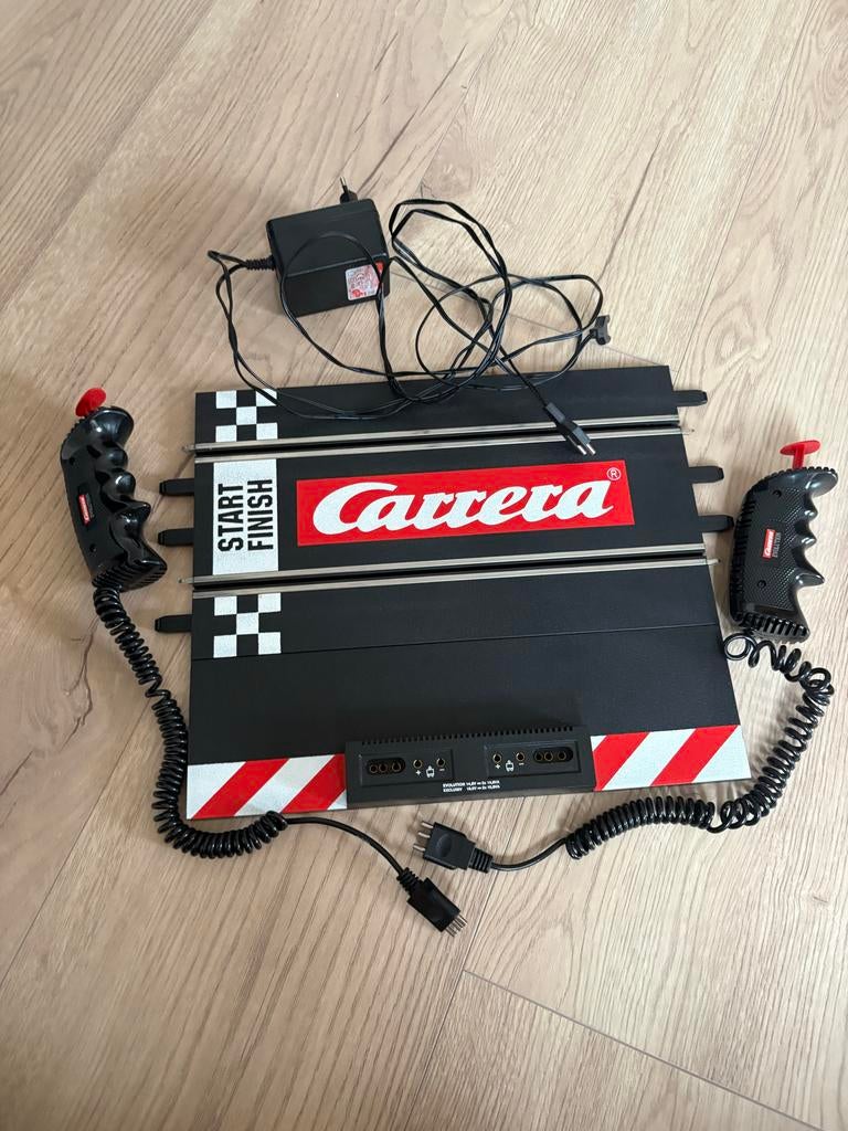 Carrera Evolution Start Stuk met Controllers en Adapter, Ophalen, Gebruikt, Onderdelen, Carrera