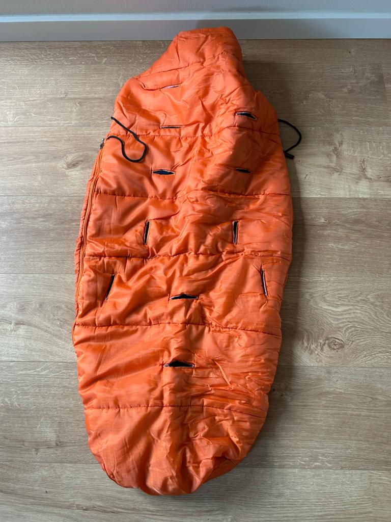 Slaapzak wandelwagen Prénatal oranje, Ophalen of Verzenden, Gebruikt, Overige merken