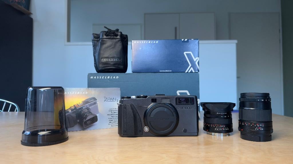 Hasselblad Xpan II incl. 45mm & 90mm, Ophalen, Zo goed als nieuw, Compact, Overige Merken