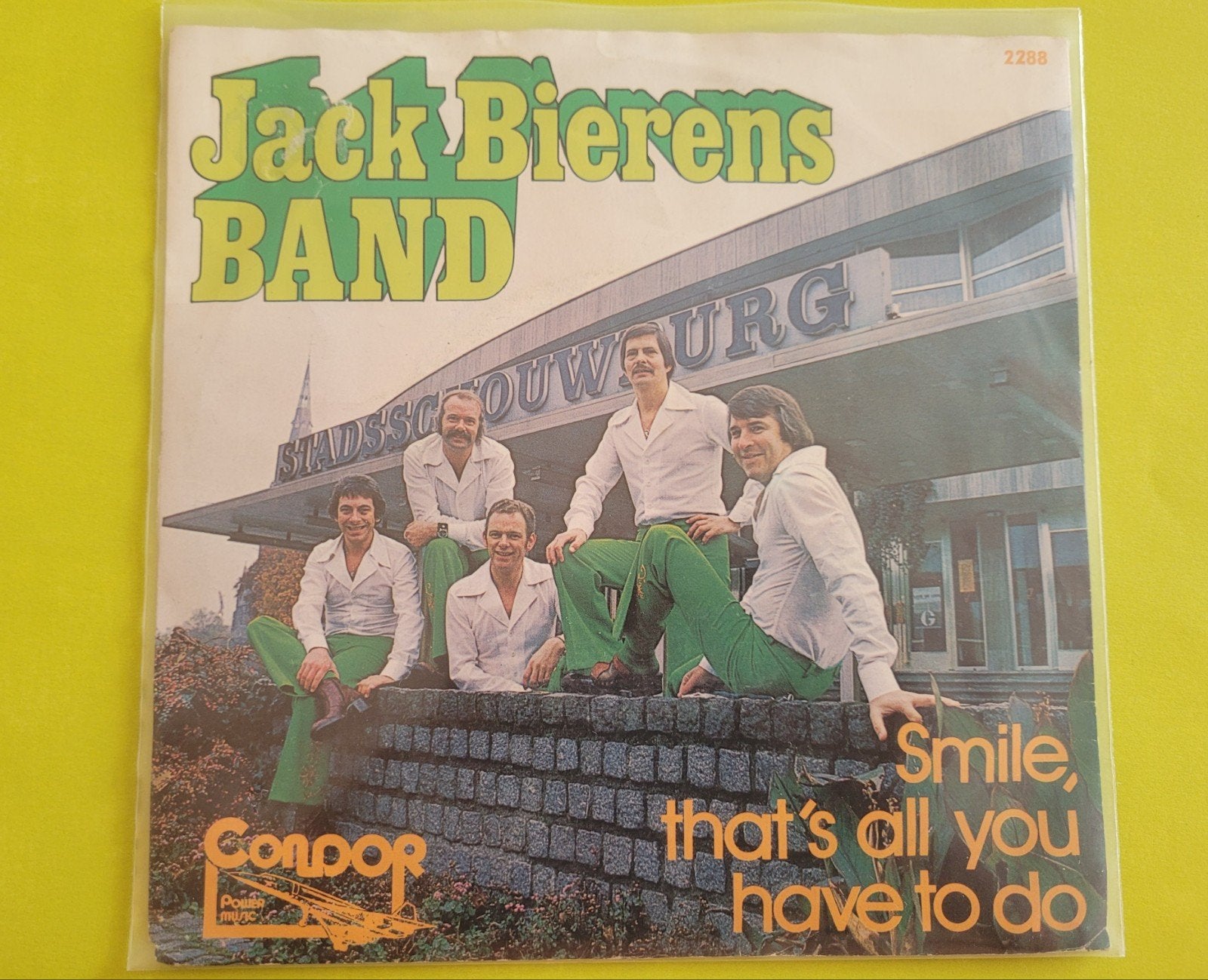 Jack Bierens Band - Smile that's all uou have to do., Cd's en Dvd's, Vinyl | Nederlandstalig, Ophalen, Zo goed als nieuw, Overige formaten