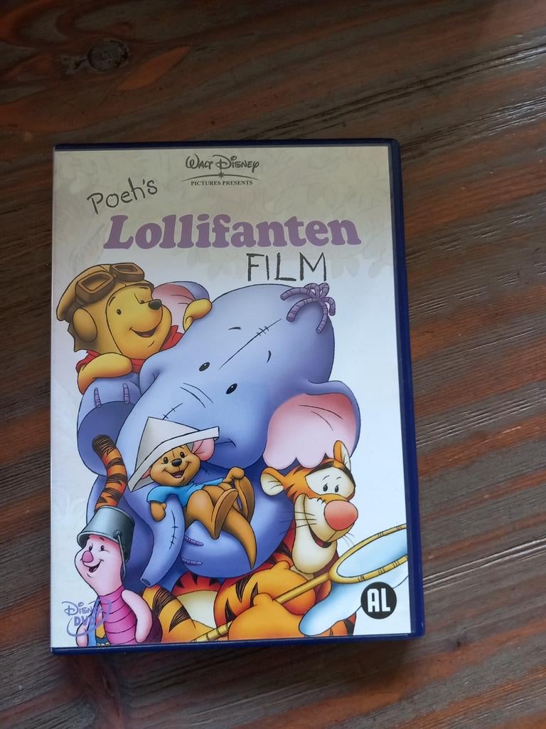 Pooh's Lollifanten Film - Disney DVD, Avontuur, Alle leeftijden, Ophalen of Verzenden, Zo goed als nieuw