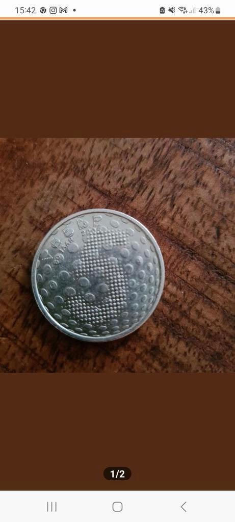 Herdenkingsmunt 5 gulden 1980 Beatrix inhuldiging, Postzegels en Munten, Munten | Nederland, Ophalen of Verzenden, Koningin Beatrix