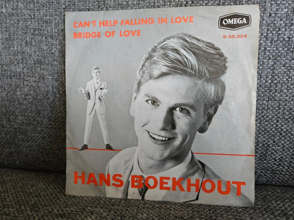 Nederbeat ~ Hans Boekhout - Can't Help Falling In Love, Originele persing, Verzenden, Zo goed als nieuw, 7 inch