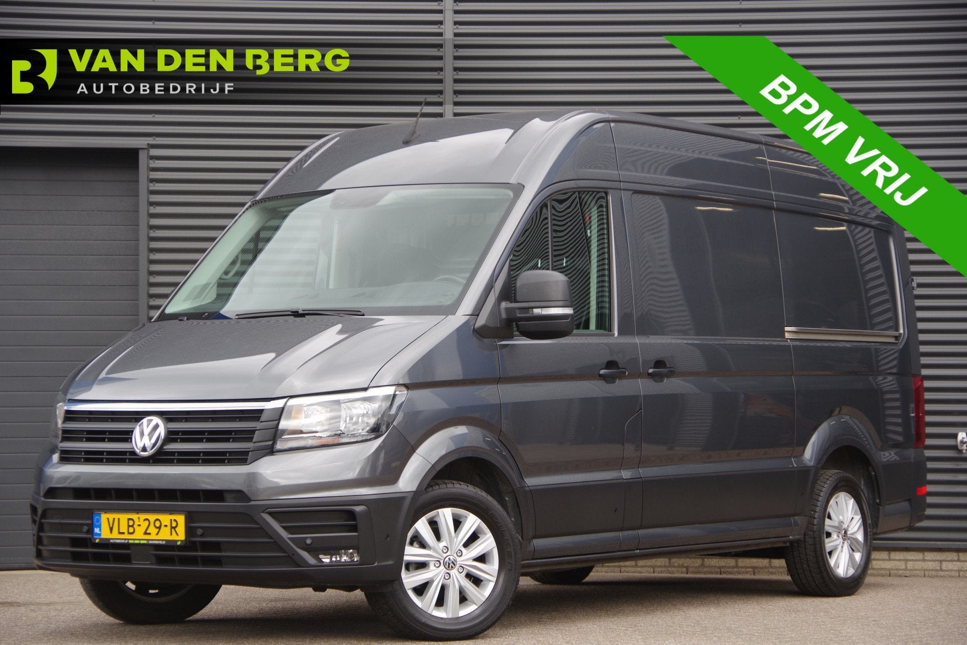 Volkswagen Crafter 35 2.0 TDI L3H3(L2H2) 177PK AUT. 2X SCHUI, Dealer onderhouden, Stof, Gebruikt, Euro 6