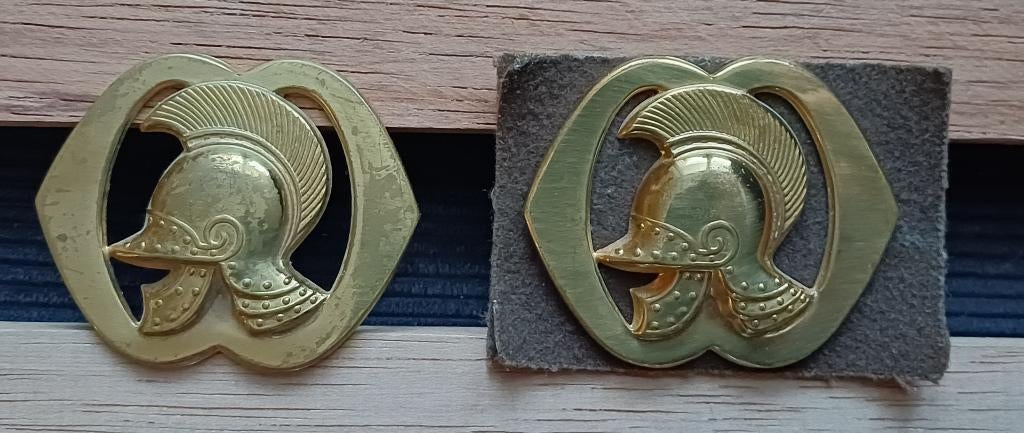 Emblemen Regiment Genietroepen (algemeen), Ophalen of Verzenden, Landmacht, Nederland, Embleem of Badge