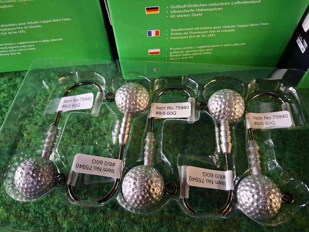 Partij Mad Cat Jigheads 60g (Golfball) in 8/0..10/0..12/0, Tinstraat, Overige typen, Nieuw, Ophalen of Verzenden