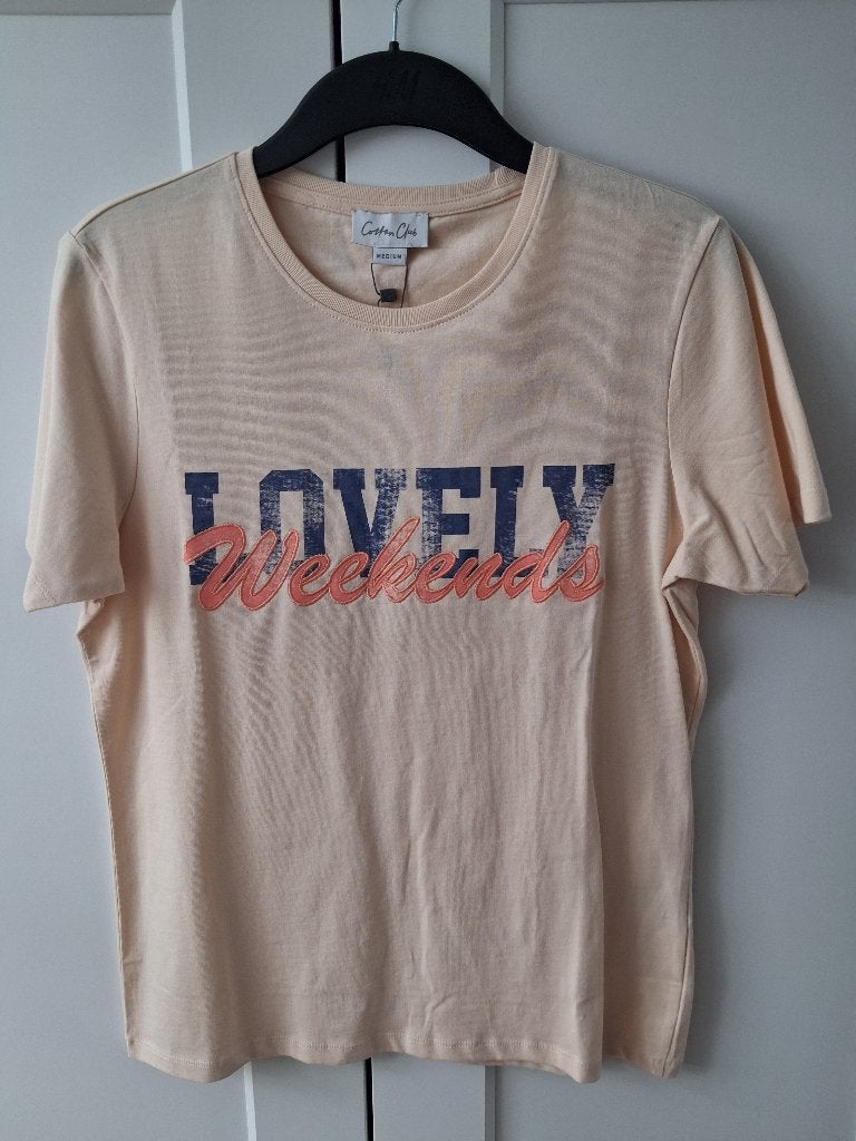 Cotton Club shirt licht oranje maat M NIEUW, Kleding | Dames, T-shirts, Maat 38/40 (M), Nieuw, Oranje, Ophalen of Verzenden
