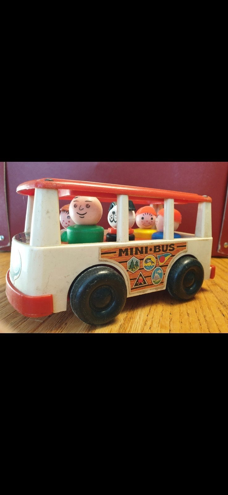vintage fisherprice bus, Ophalen, Gebruikt