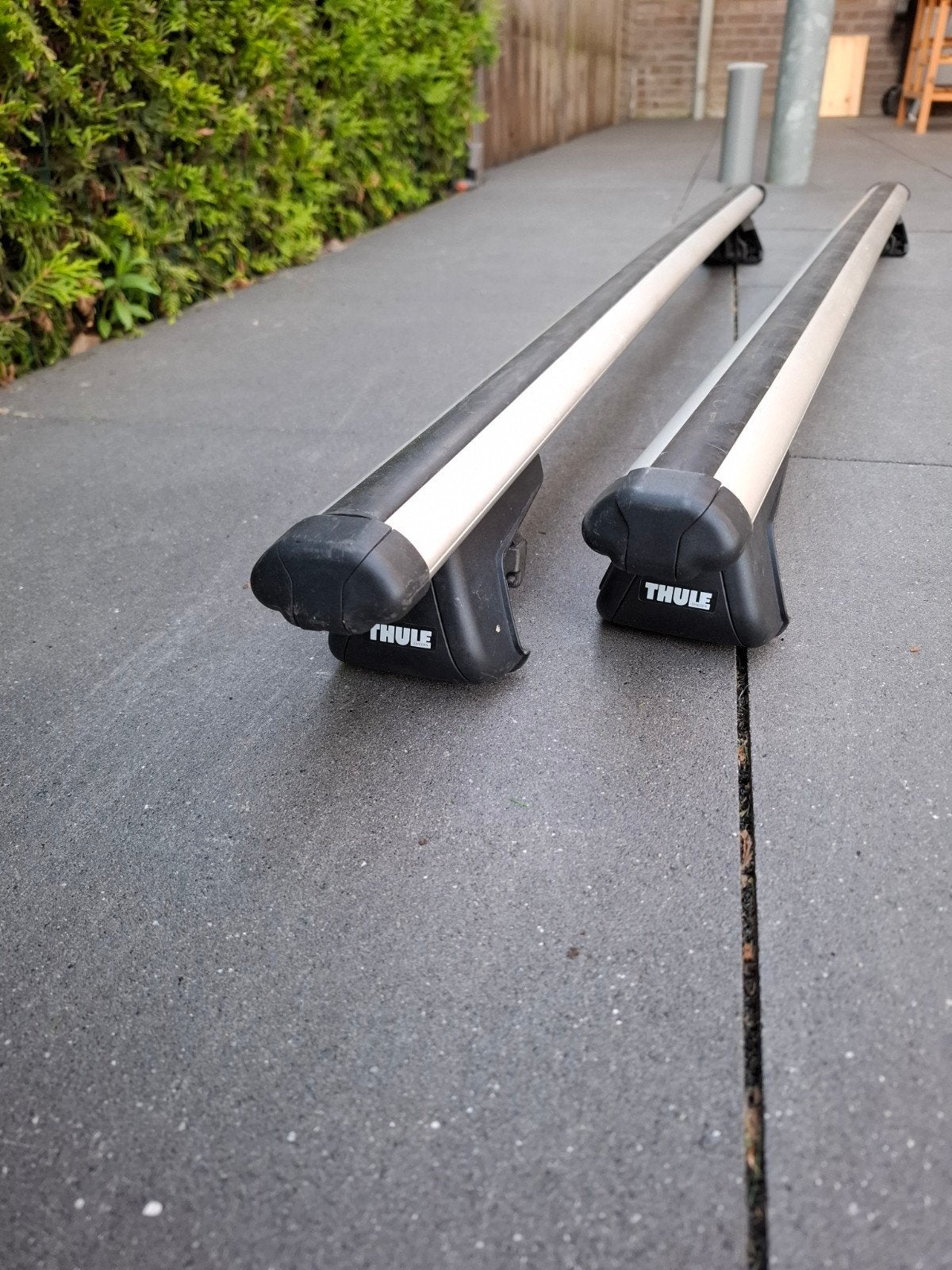 Thule Dakdragers 120 cm - Gebruikt, Auto diversen, Dakdragers, Ophalen