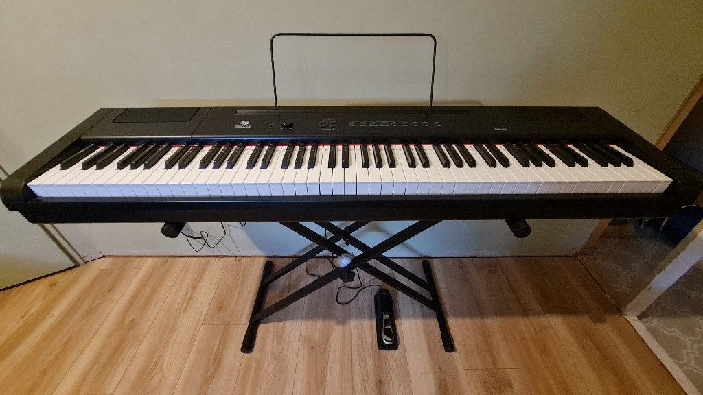 Fazley FSP-500 Keyboard (zwart) + accessoires, Muziek en Instrumenten, Keyboards, 88 toetsen, Zo goed als nieuw, Midi-aansluiting