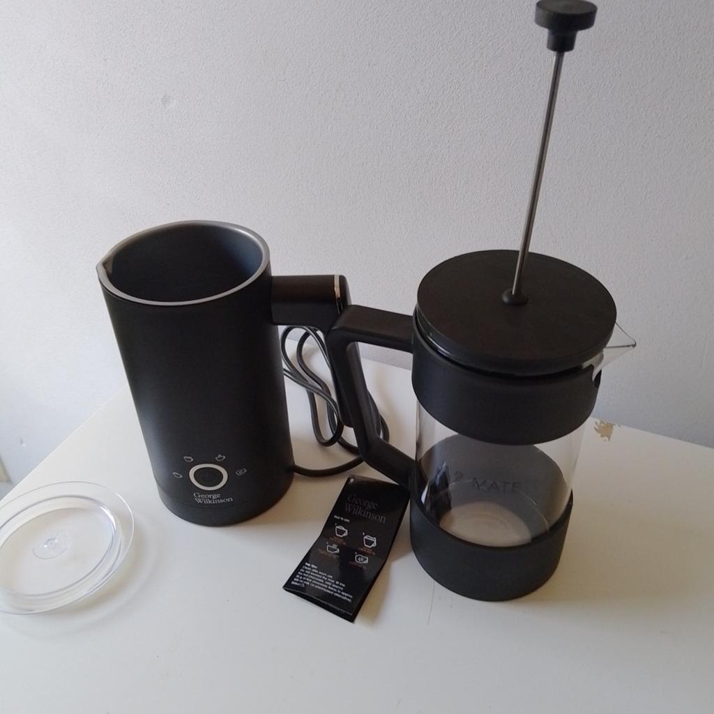 GLOEDNIEUW design milk foamer elctr & Italian espresso maker, Ophalen, Zo goed als nieuw, Espresso apparaat