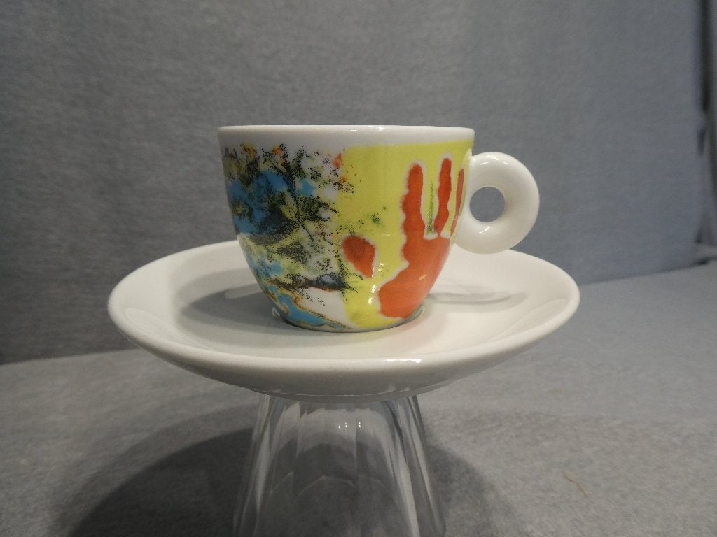 Illy Amici Collectie 1996 Espressokopje 1 x, Gebruikt, Ophalen of Verzenden, Overige stijlen, Illy