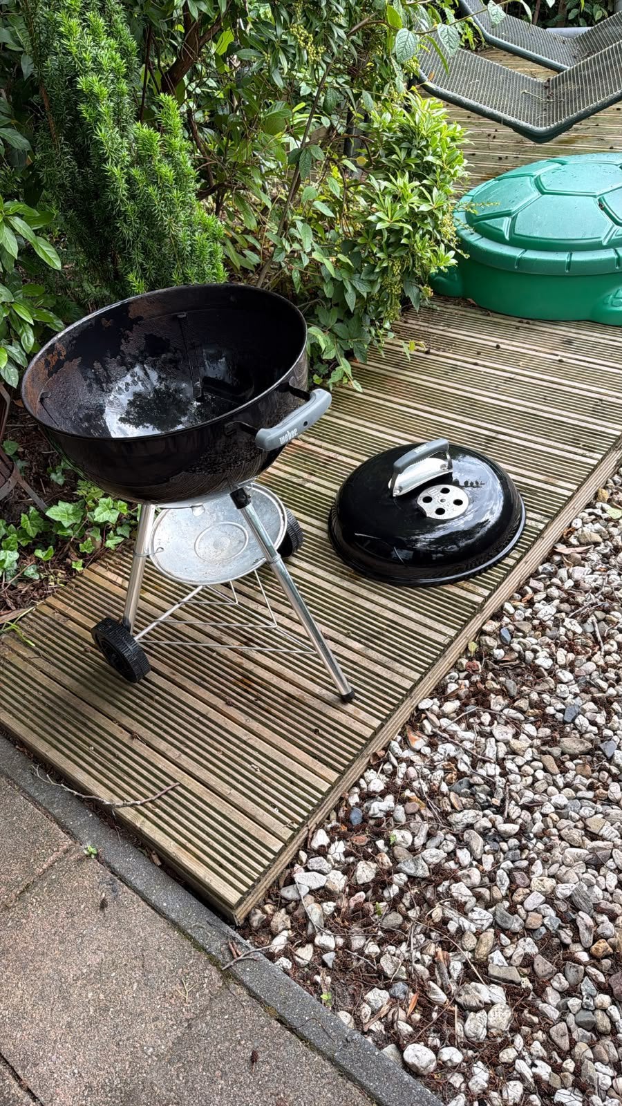 Weber barbecue, Tuin en Terras, Houtskoolbarbecues, Ophalen, Gebruikt