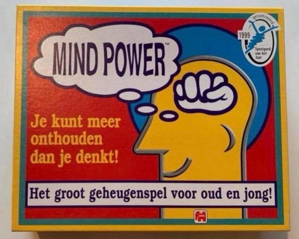 Mind Power: Het grote geheugenspel voor oud en jong, Een of twee spelers, Ophalen of Verzenden, Gebruikt
