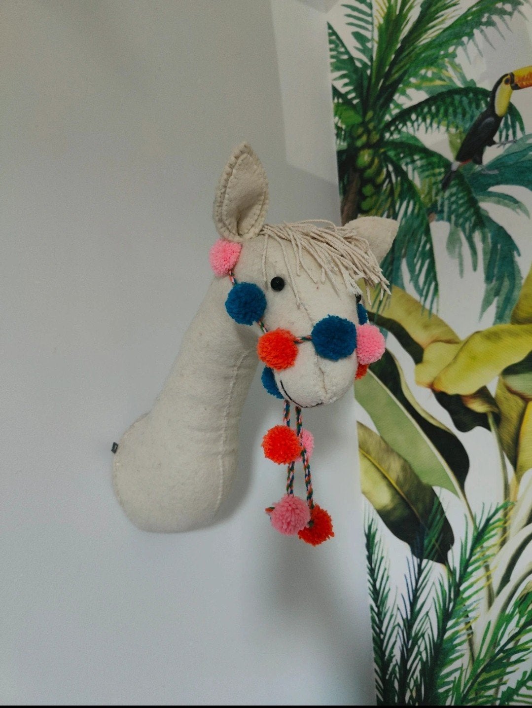 Dierenkop Fiona Walker, Beige, Overige merken, Ophalen of Verzenden, Zo goed als nieuw