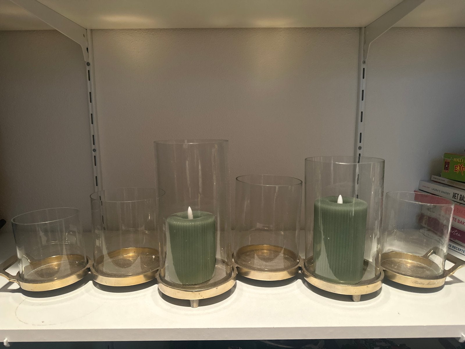 Rivièra Maison windlicht 60cm lang, Huis en Inrichting, Woonaccessoires | Kandelaars en Kaarsen, Ophalen, Windlicht, Gebruikt