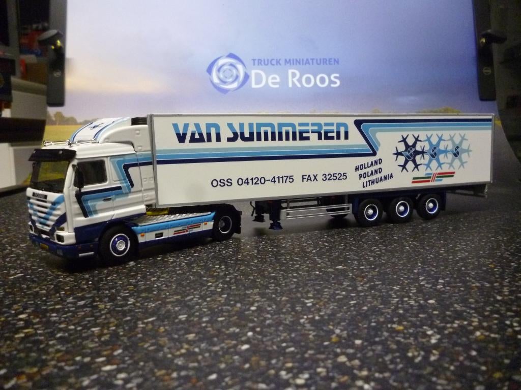 WSI Scania 113 Van Summeren, Hobby en Vrije tijd, Modelauto's | 1:50, Zo goed als nieuw, Bus of Vrachtwagen, Wsi, Ophalen of Verzenden