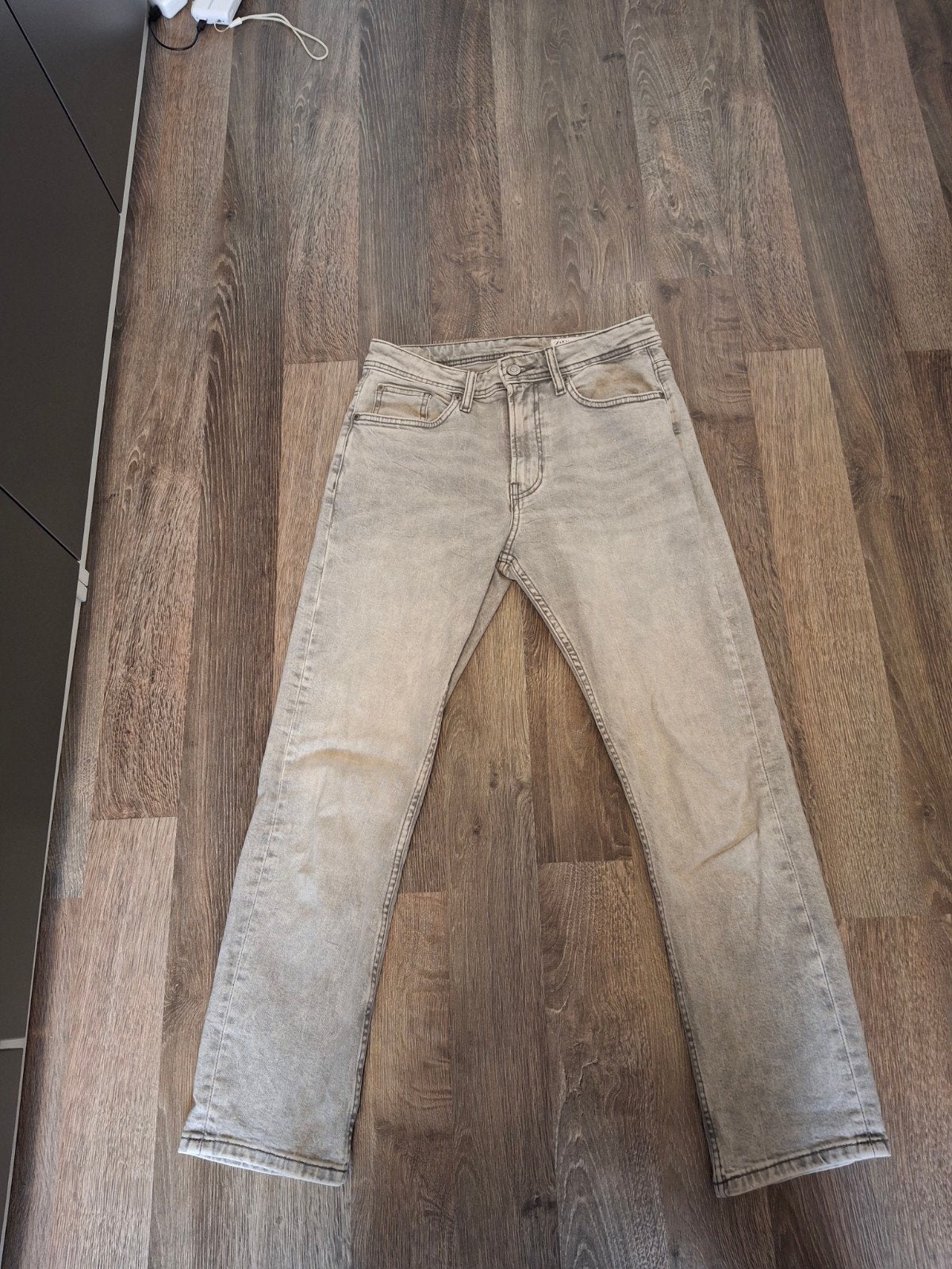 Stijlvolle grijze jeans - Maat  34 Zara, Zara, Ophalen of Verzenden, Zo goed als nieuw, W27 (confectie 34) of kleiner