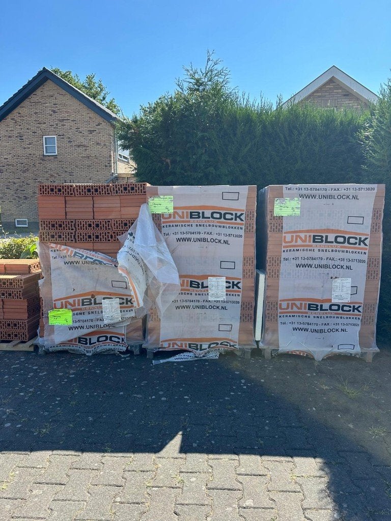 UNIBLOCK Keramisch snelbouwblok 307x100x230 mm, Ophalen, Nieuw, Bakstenen
