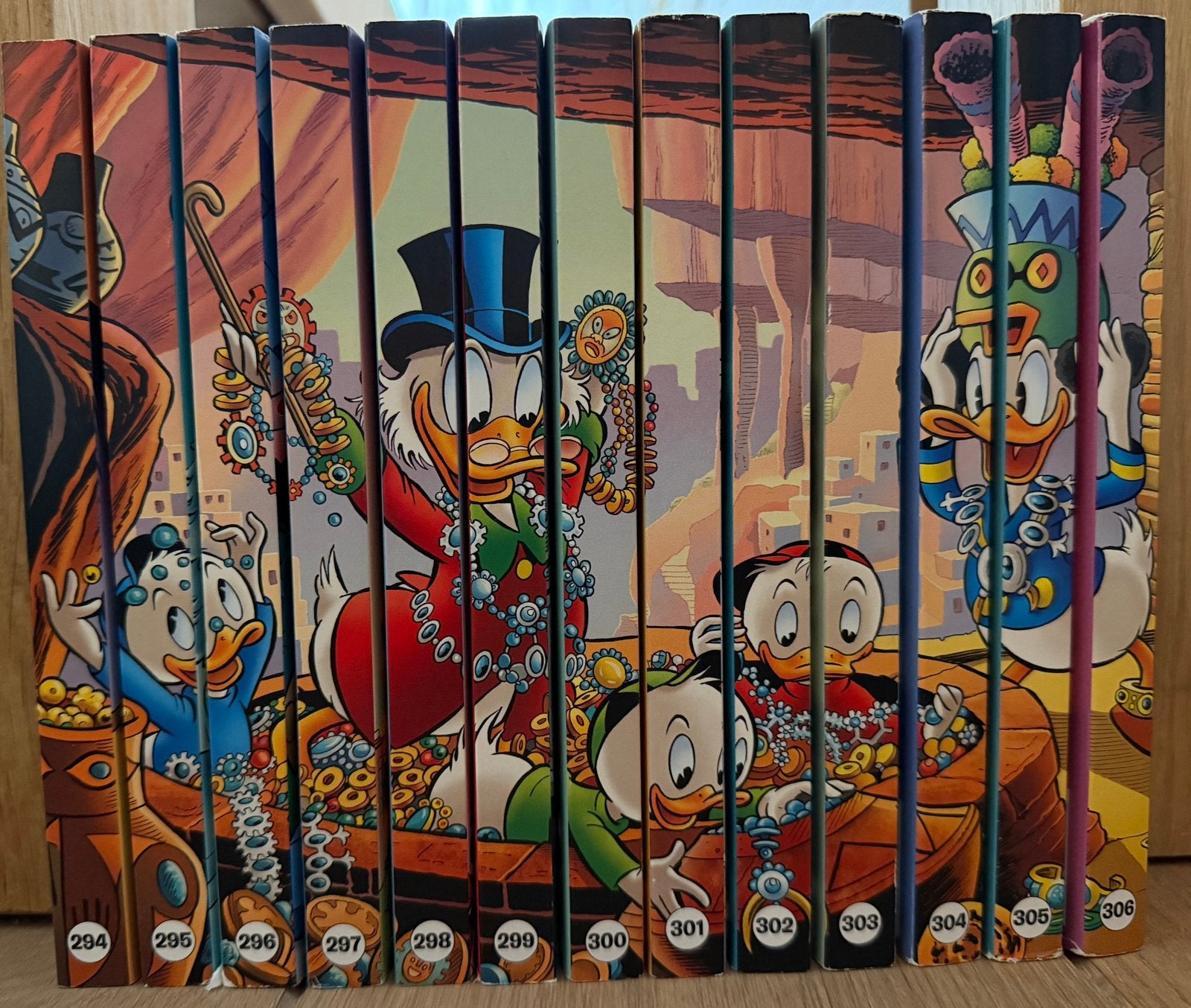 Donald Duck pockets 294 - 306, Boeken, Complete serie of reeks, Ophalen of Verzenden, Gelezen, Europa