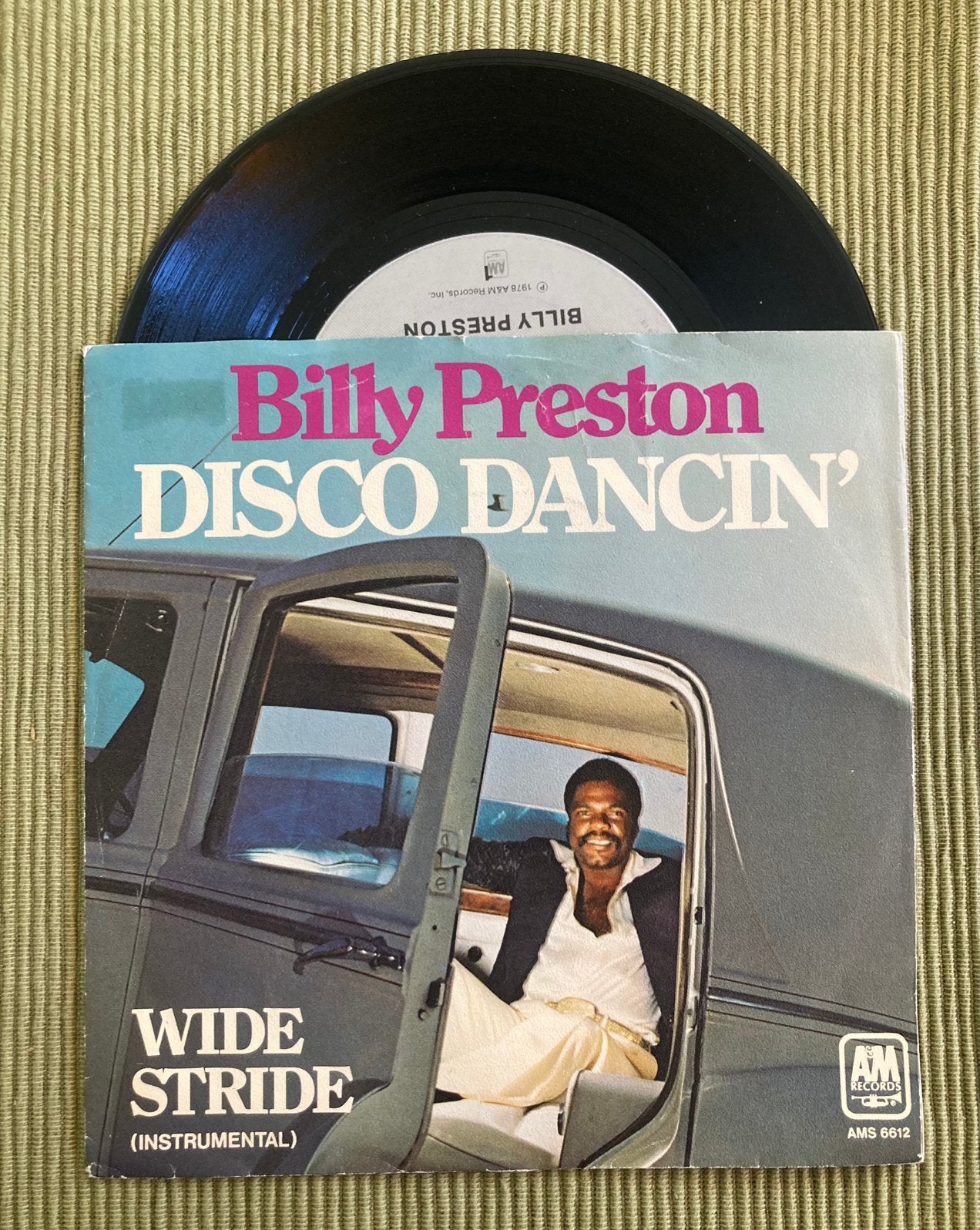 Vinyl single Billy Preston - Disco Dancin’, Gebruikt, 7 inch, Single, Dance