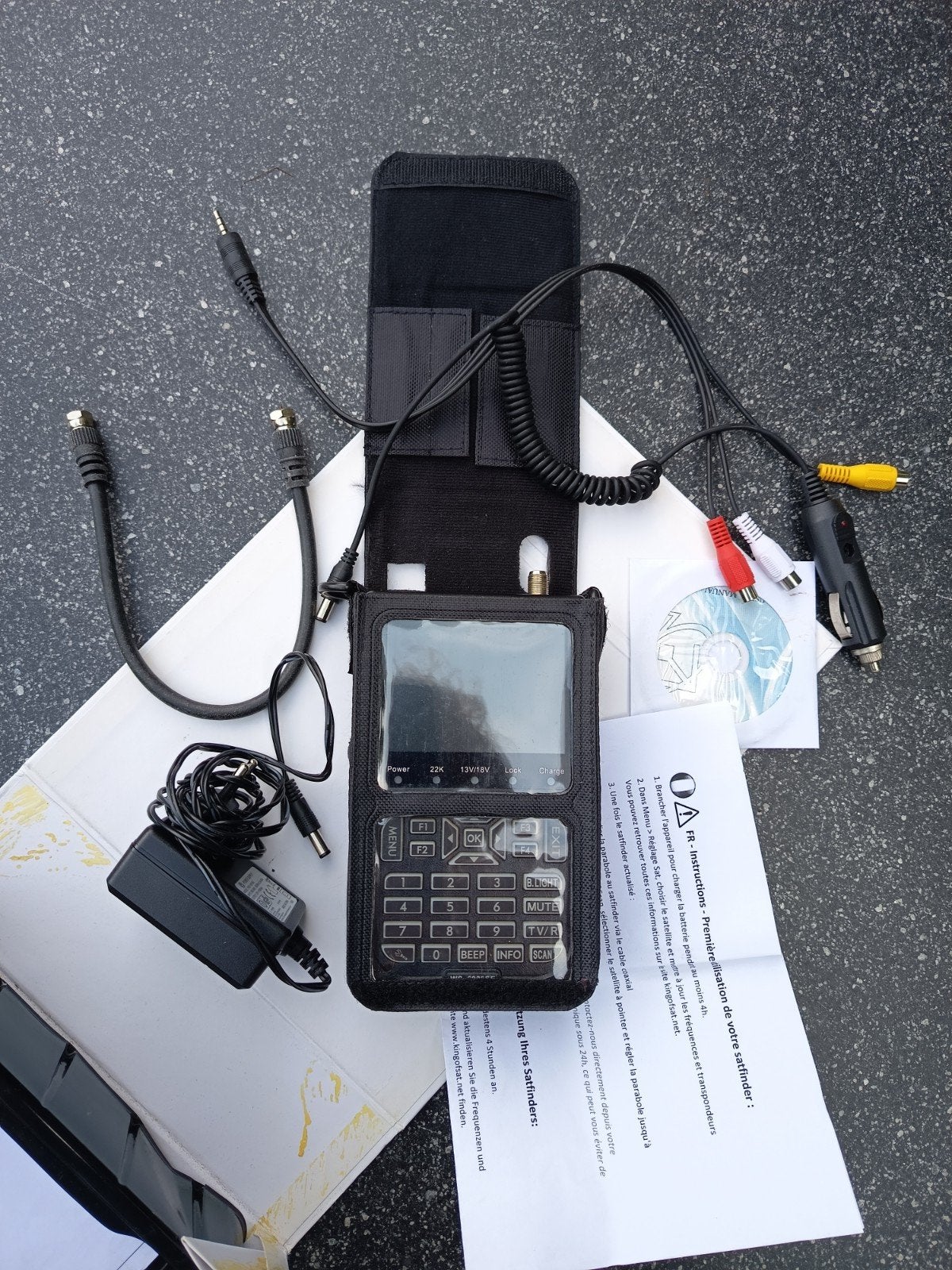 Satlink WS-6908 SE DVB-S Satellietmeter, Ophalen, Zo goed als nieuw, (Schotel)antenne-accessoires, Overige merken