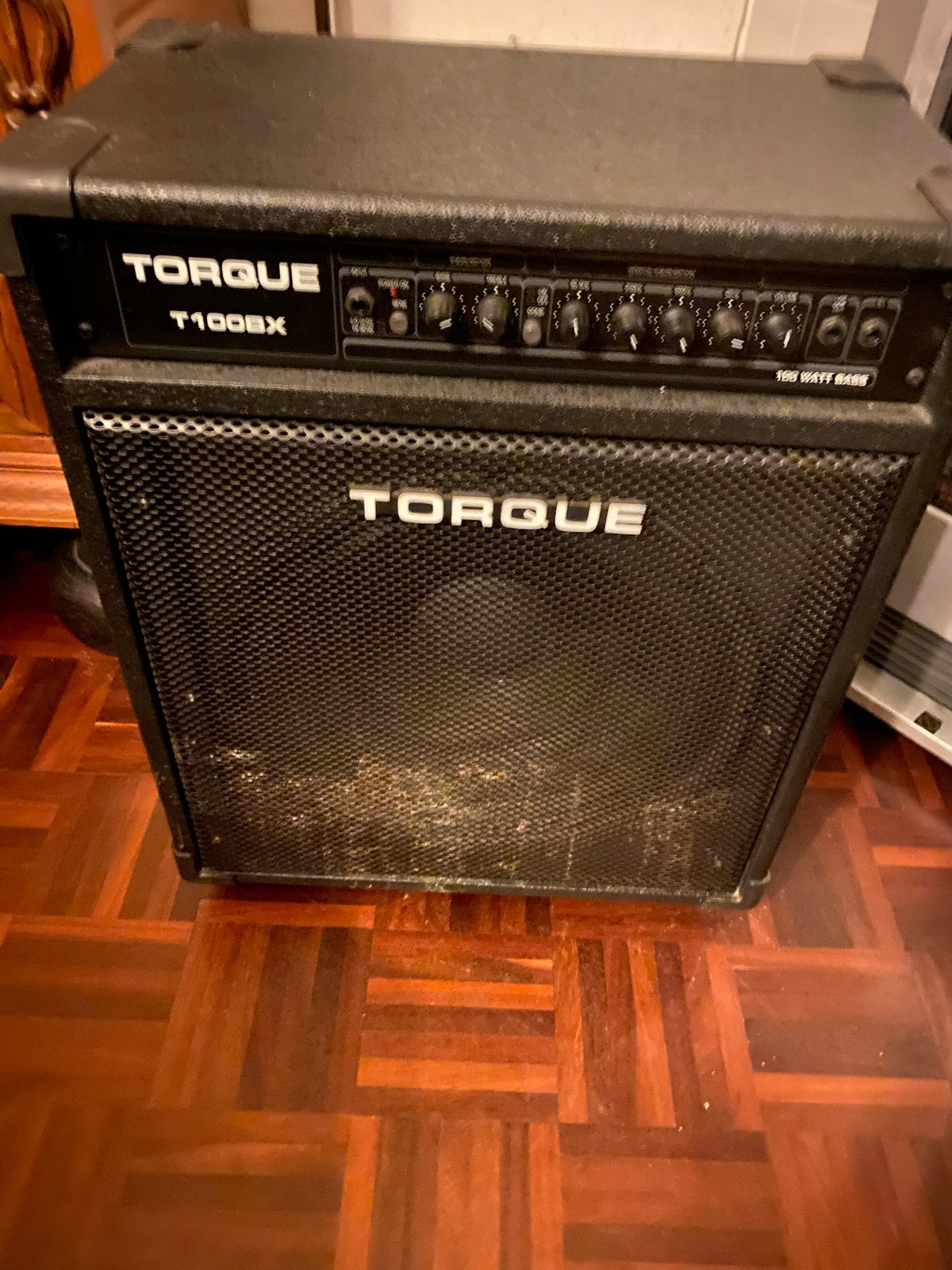 Torque T100BX 100 Watt Basgitaarversterker, Muziek en Instrumenten, Ophalen of Verzenden, Gebruikt, Basgitaar, 100 watt of meer