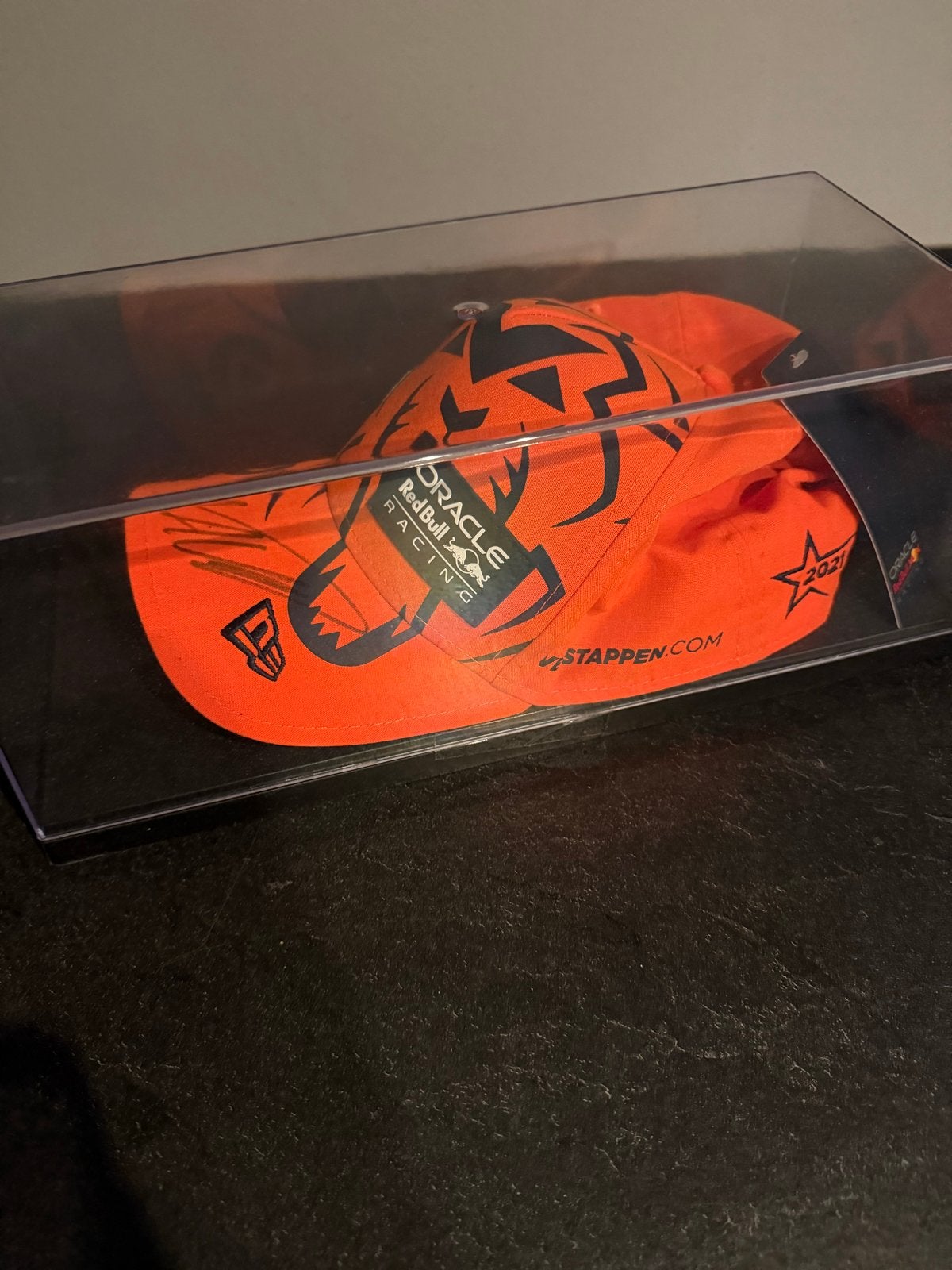 Gesigneerde Max Verstappen Red Bull Racing Pet 2021, Ophalen of Verzenden, Nieuw, One size fits all, Pet