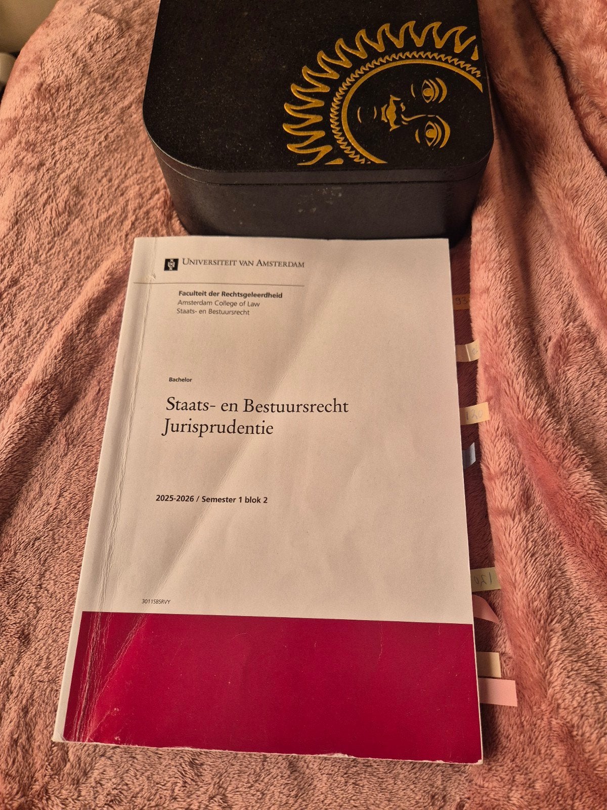 Staats- en Bestuursrecht Jurisprudentie UvA Bachelor, Ophalen of Verzenden, WO, Gamma, Universiteit van Amsterdam